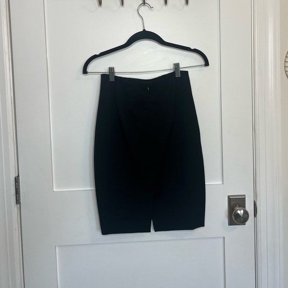 Express Tight Black Midi Pencil Skirt - Picture 2 of 7